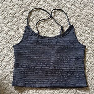Free People Smocked Crop Camisole